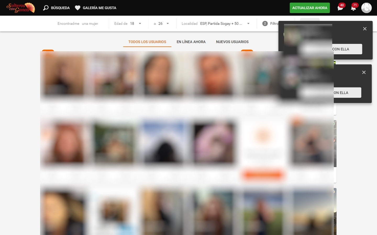 SolterosConGanas.com zona de miembros